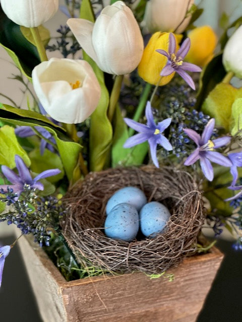 Spring - Tulip & Twigs Floral Arrangement