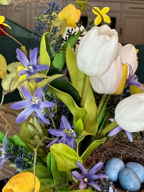 Spring - Tulip & Twigs Floral Arrangement