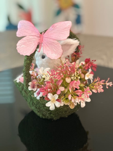 Spring - Pink Bunny Arrangement