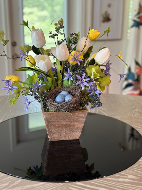 Spring - Tulip & Twigs Floral Arrangement