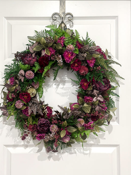 Fall - Lovely in Lavender Wreath