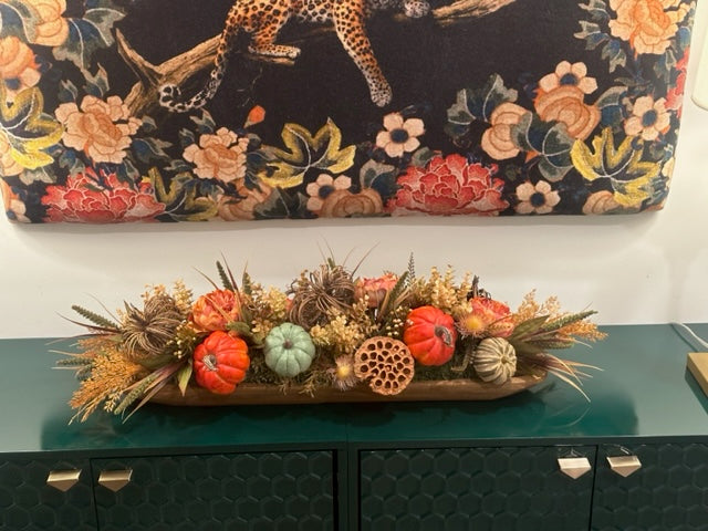 Fall - Multi-Color Dough Bowl Arrangement