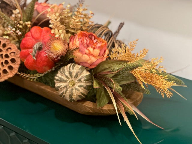 Fall - Multi-Color Dough Bowl Arrangement