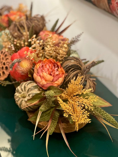 Fall - Multi-Color Dough Bowl Arrangement