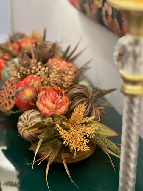 Fall - Multi-Color Dough Bowl Arrangement