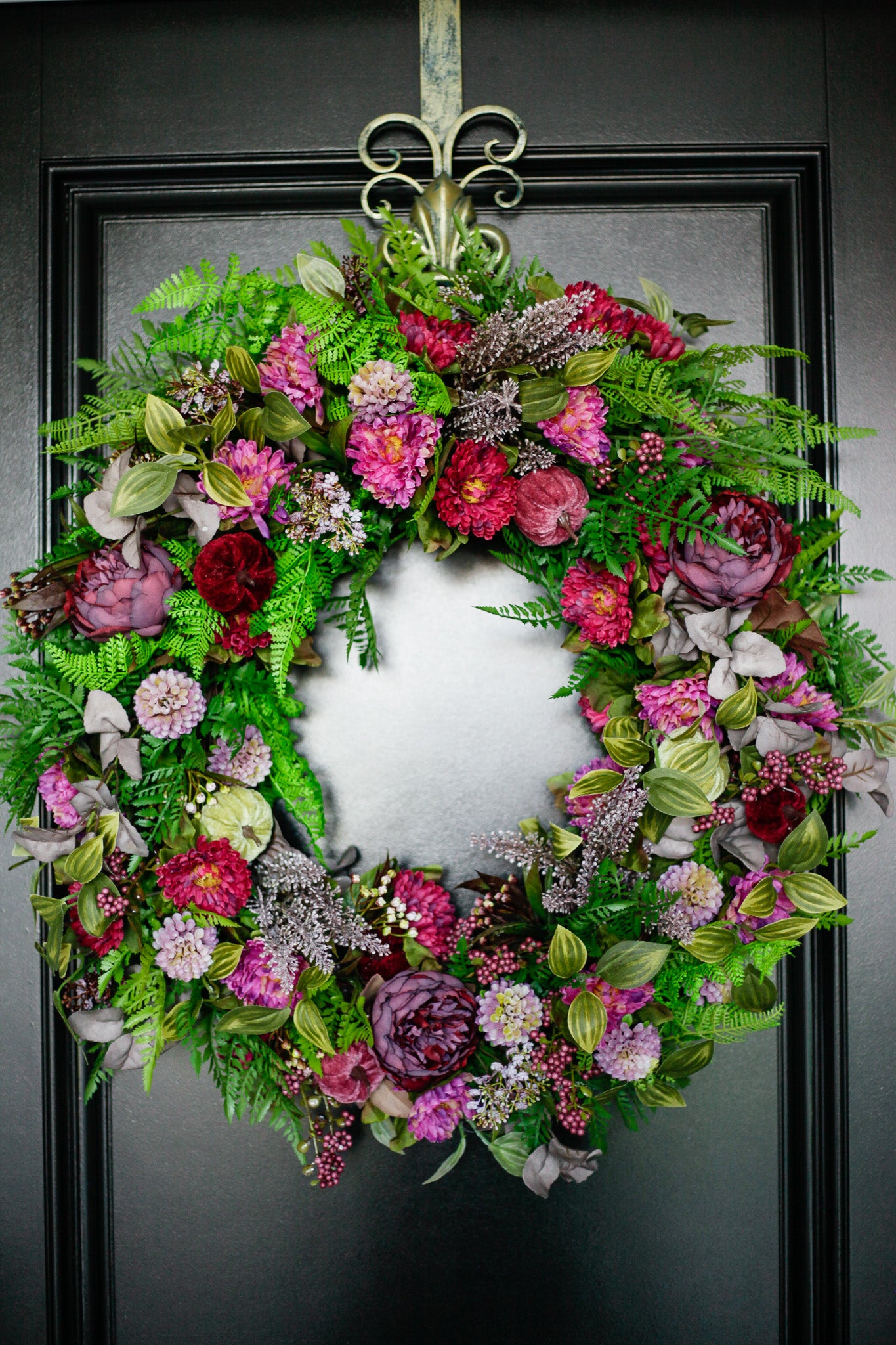 Fall - Lovely in Lavender Wreath