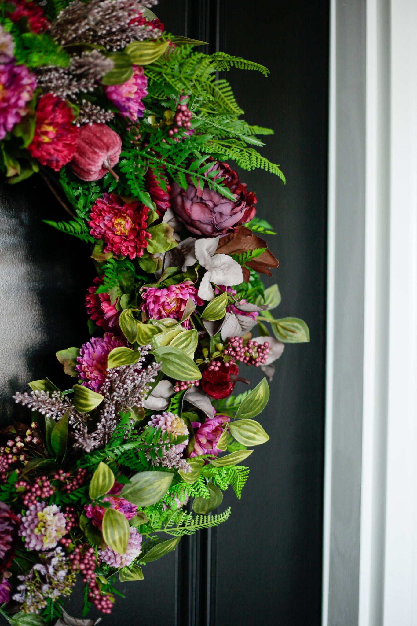 Fall - Lovely in Lavender Wreath