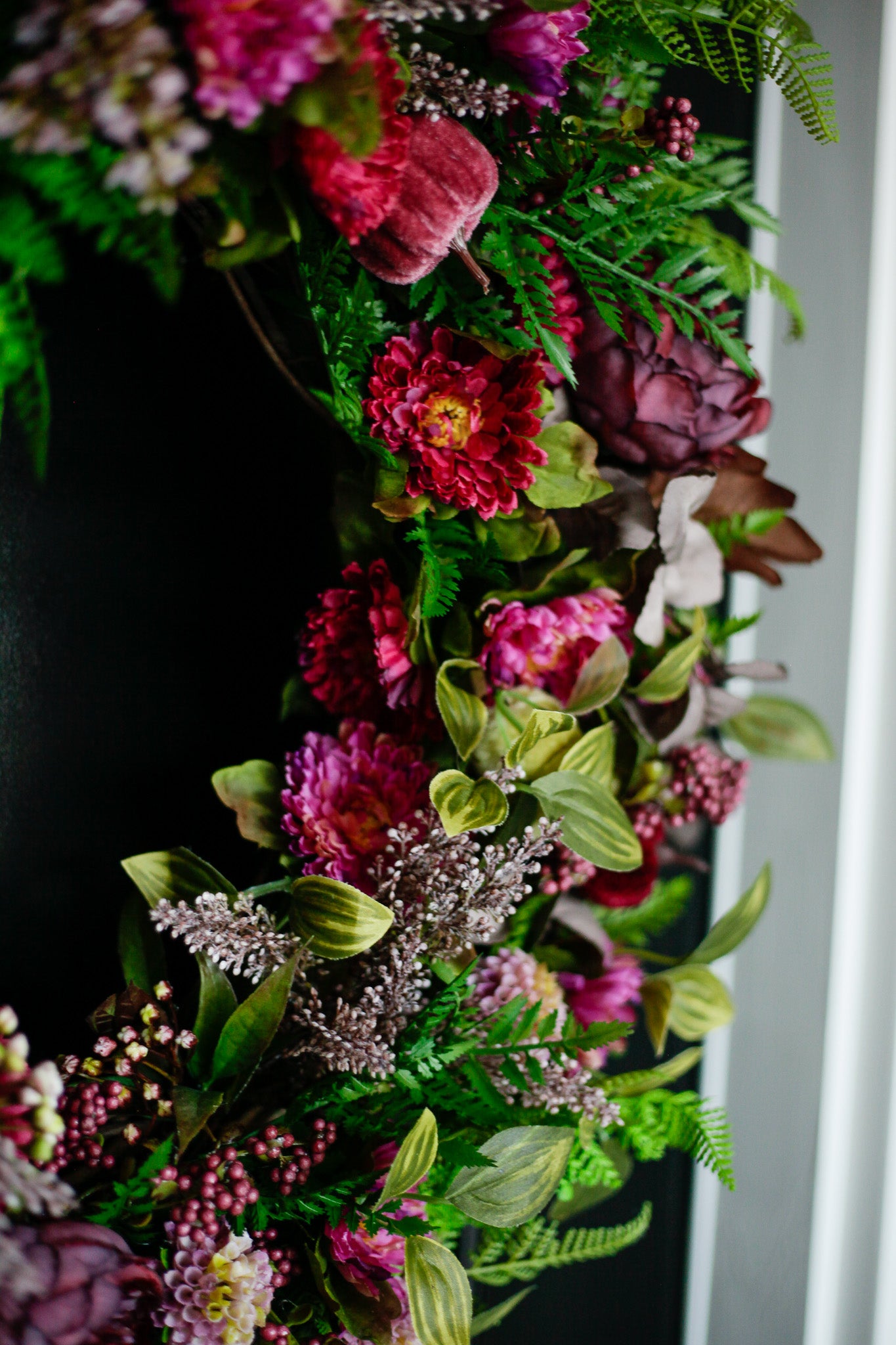 Fall - Lovely in Lavender Wreath