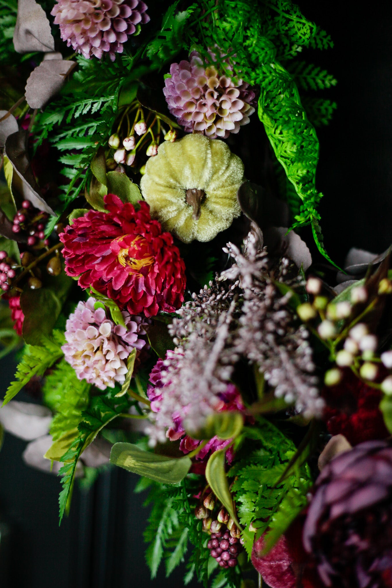 Fall - Lovely in Lavender Wreath